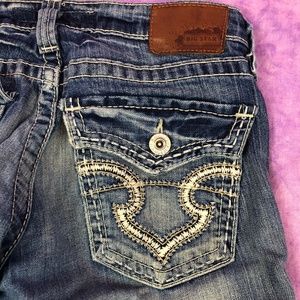 Big Star ultra low rise bootleg jean